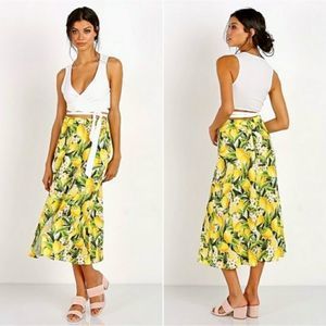 Show Me Your Mumu Flirt Skirt Citrus
